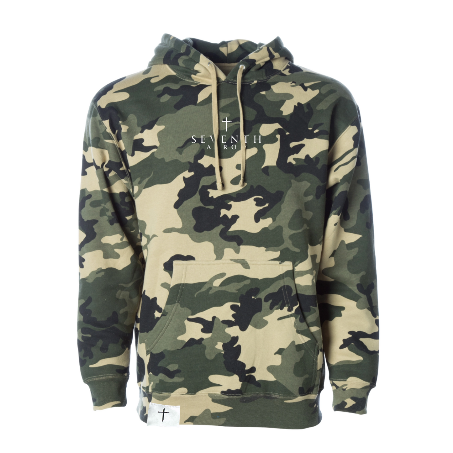 Camo Heavyweight Logo Hoodie