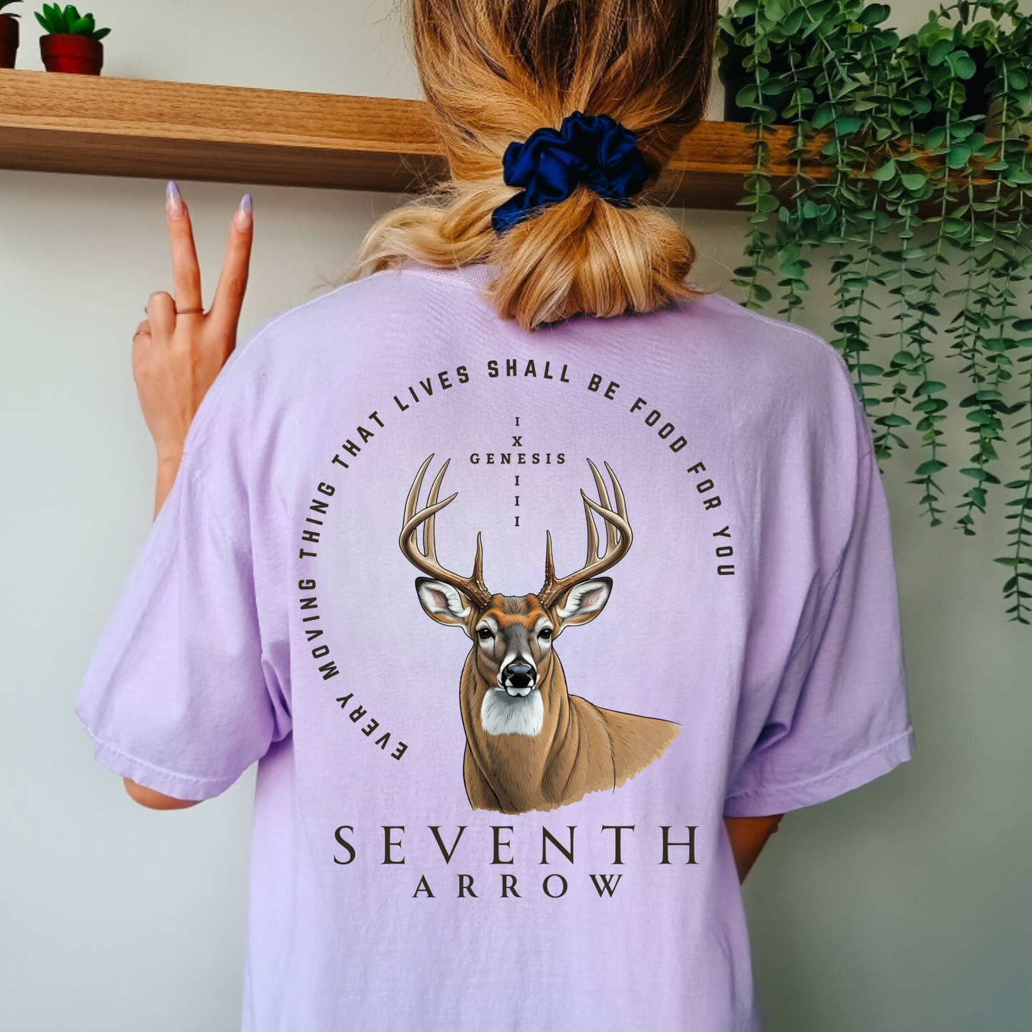 Women's Circle Buck Tee