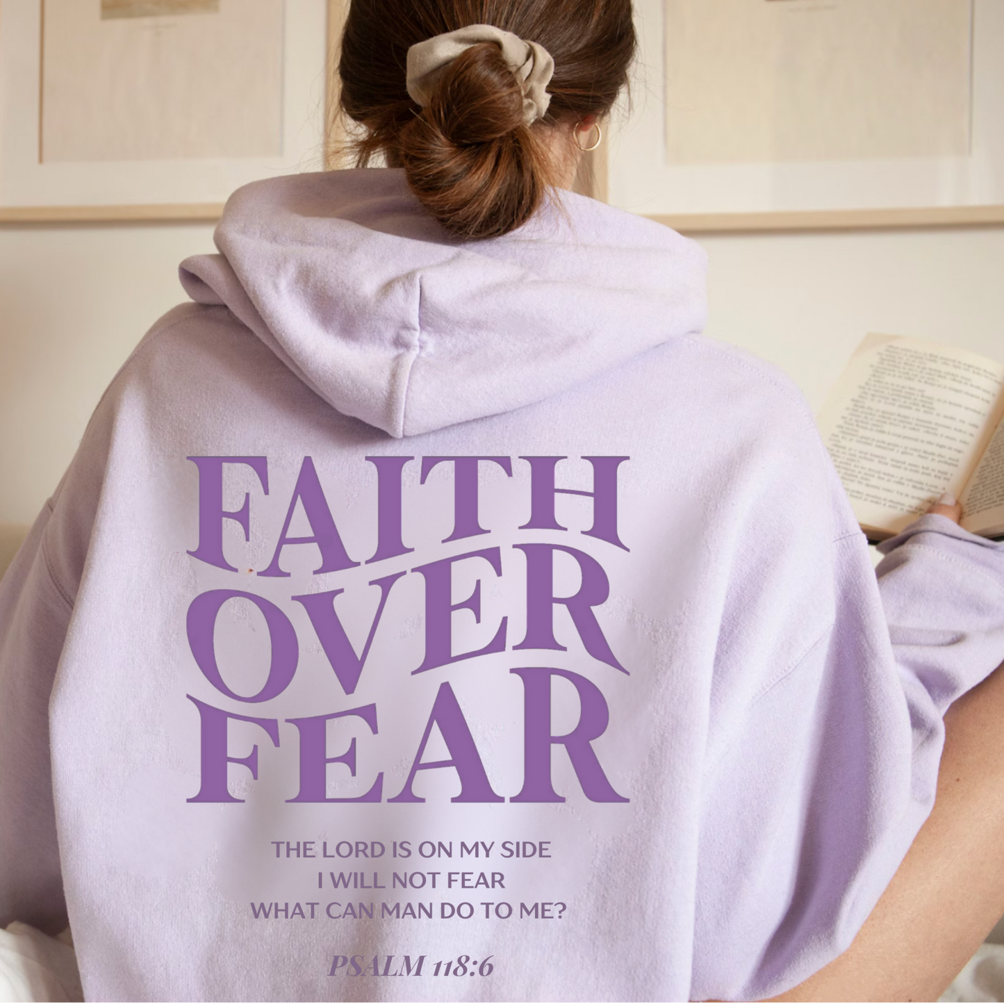 Women's Faith Over Fear Hoodie