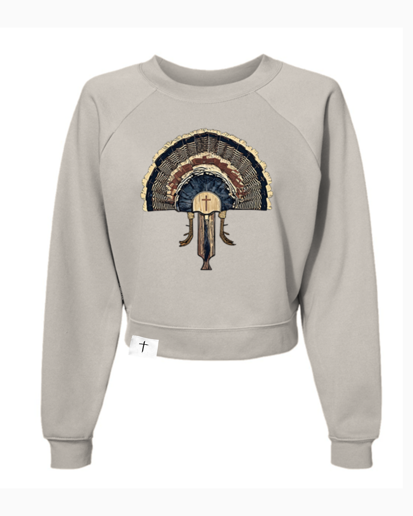 Womens Fan Mount Pullover Fleece Sweatshirt