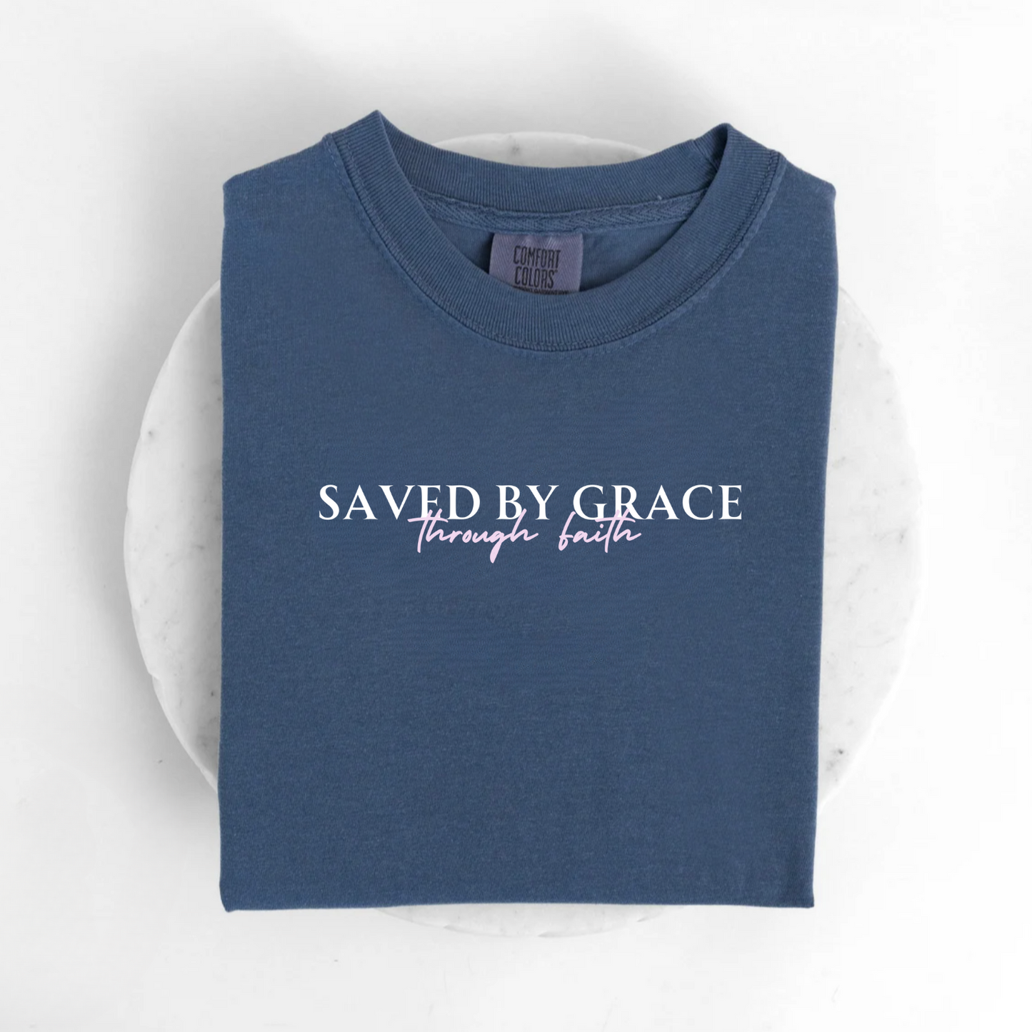 Women's Saved By Grace Tee