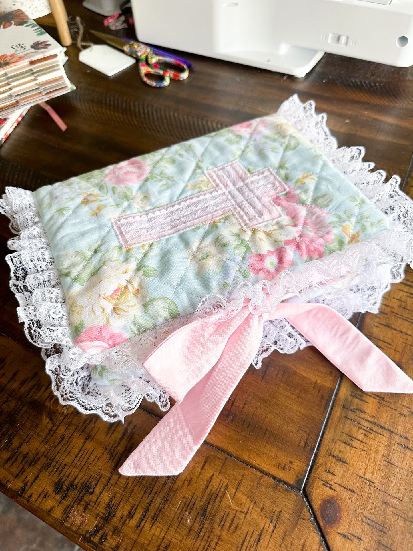 Sweet Spring Floral Bible Cover - Pink Edition