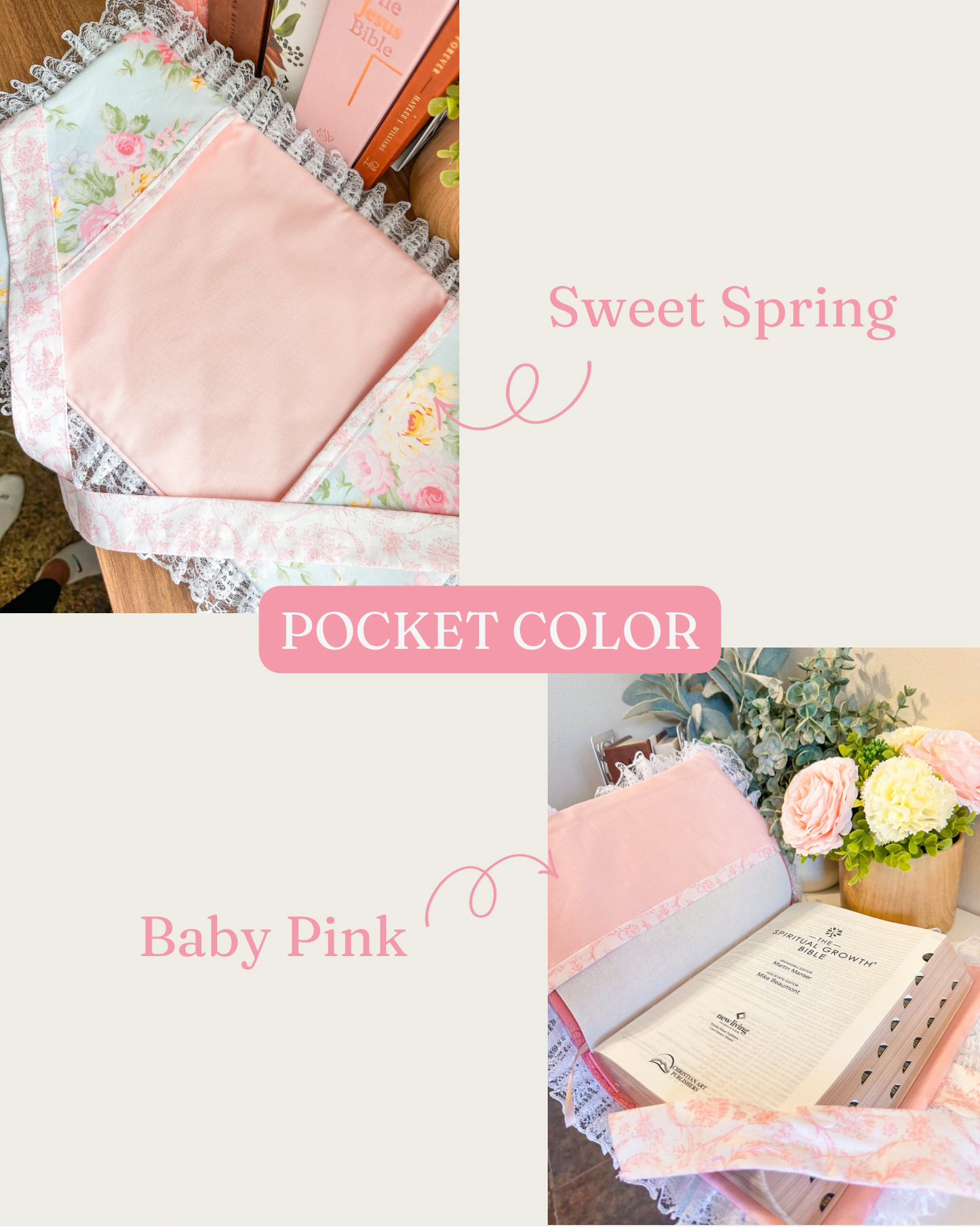 Sweet Spring Floral Bible Cover