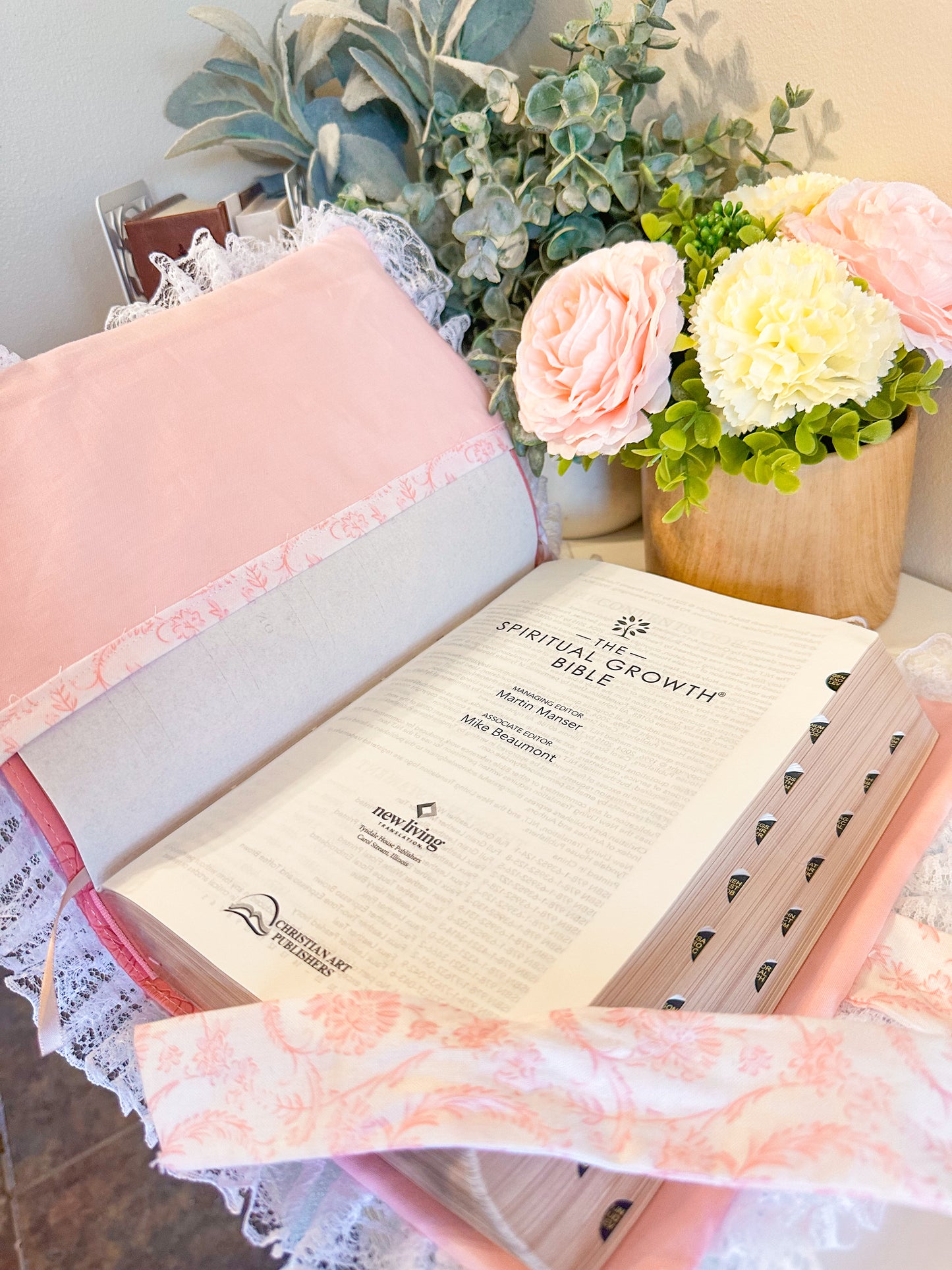 Sweet Spring Floral Bible Cover