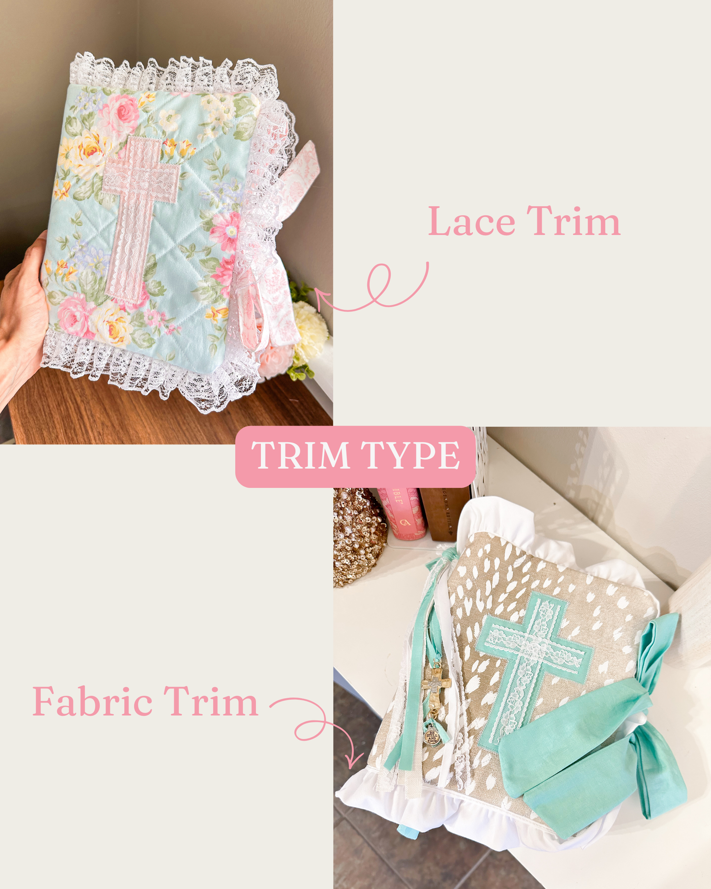 The Shianne Bible Cover | Western Axis Print | Turquoise Accent | Faux Leather Pockets
