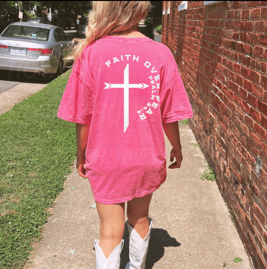 Women's Faith Over Fear Tee