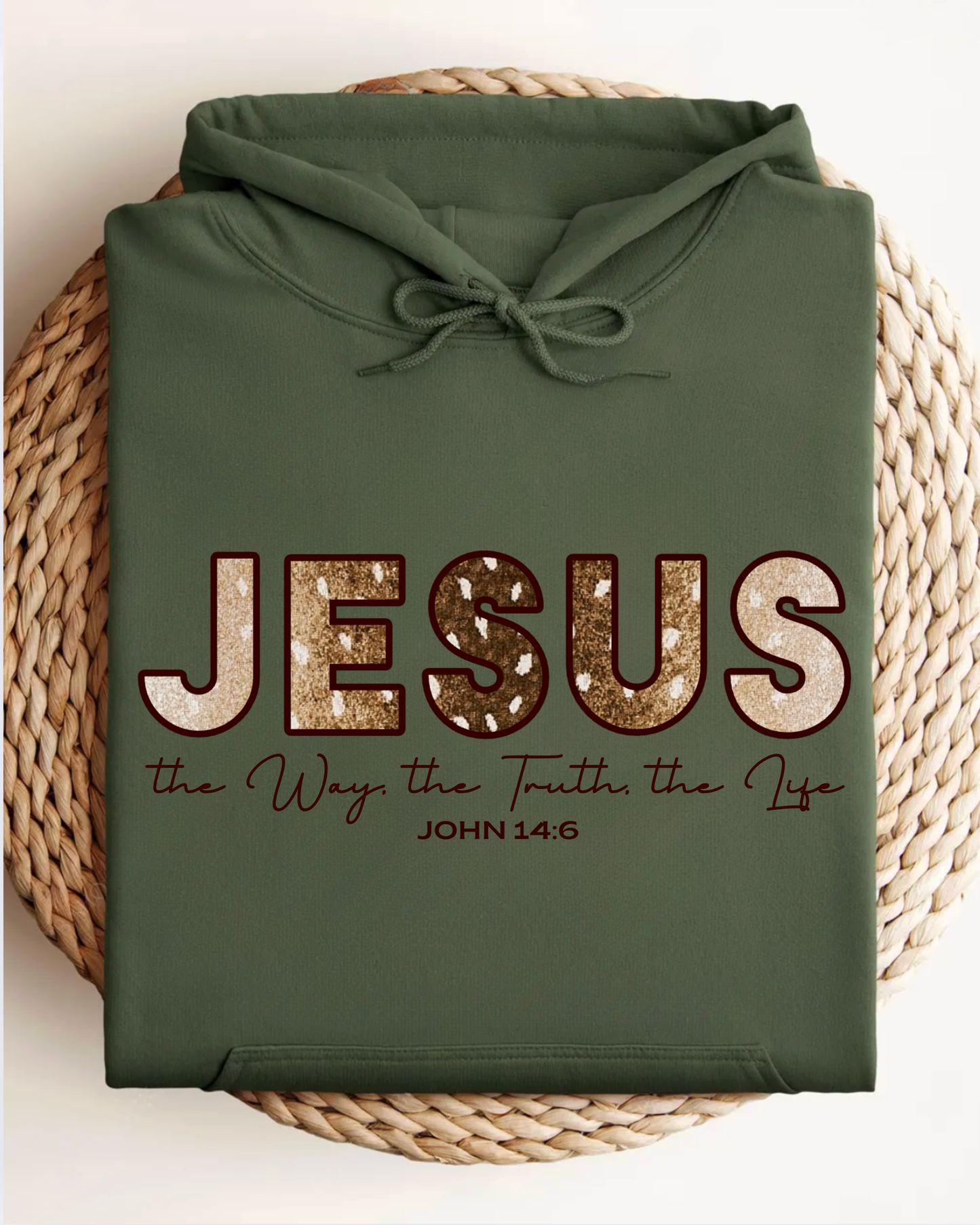 Women's Axis Print Jesus The Way Hoodie